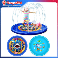 Tapis de jeu gonflables en PVC pour jeux aquatiques d'été en plein air, pour cour et plage, vente en gros sur mesure