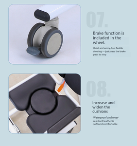 Dispositivo de transferencia para el cuidado en el hogar de ancianos y mujeres embarazadas, elevador con mesa de comedor y asiento de inodoro. - Product Image 2