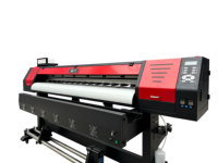 Printer Gulung UV kepala ganda 1.6 meter dan 1.8 meter kondisi baru pernis putih dan kulit tipe produk DTF
