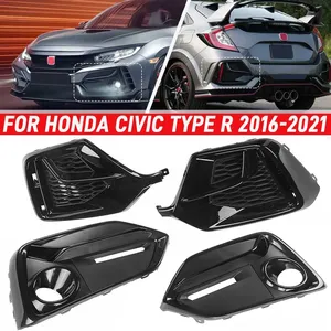 ฝาครอบไฟตัดหมอกกันชนหน้า-หลัง 4 ชิ้น สำหรับ Honda Civic 5 ประตู FK4 FK7 Hatchback ปี 2016-2021 - Product Image 1