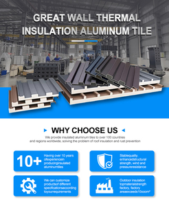 Panel Sándwich de Aluminio Ignífugo, Paneles Aislantes <span class=keywords><strong>para</strong></span> Techos, Gran Muralla de Aluminio, Canalón de Aluminio <span class=keywords><strong>para</strong></span> Techos - Product Image 2