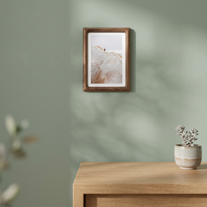 Wholesale Custom-sized Modern Eco-Friendly Handmade Creative Giclee Print Home Decoration Display Stands Walnut <b>Photo</b> <b>Frames</b> - Product Image 3