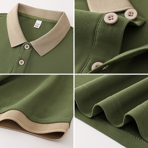 Camisas Polo Verdes Gruesas al por Mayor para Restaurante, Impermeables, de Color Sólido, Uniformes de Trabajo para Mujer, Ajuste Delgado, Manga Corta, para Camareras - Product Image 2