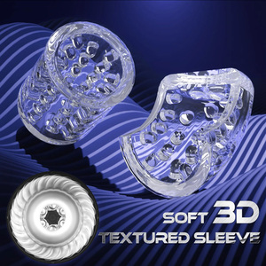 Masturbatore Maschile Automatico con 7 Frequenze di Vibrazione, 5 Modalità di Suzione e 5 di Rotazione, Sensazione Realistica, in Silicone <span class=keywords><strong>Nero</strong></span> ABS TPE per Uomini - Product Image 4