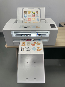 New Arrival Automatic Double Head 1200mm/s Label Paper Cutting Creasing A3 Sheet Die Cutting <b>Machine</b> - Product Image 2