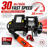 Treuil électrique portable haute vitesse 220V 380V 400KG pour la traction de câbles, usage domestique, levage et mini-grue