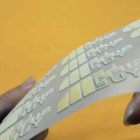 Logo en silicone 3D personnalisé autocollants d'impression par transfert de chaleur à haute densité pour vêtements de sport étiquette de vêtements à bas quantité minimale de commande prix d'usine