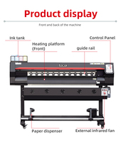 Impresora de Vinilo Locor 2026 de 1.9m x 1.3m, Tamaño Mini, Cabezal de Impresión DX5 I3200E1 Xp600, Impresora de Formato Grande, Precio de Plotter