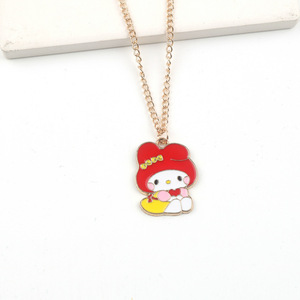 Lindos Collares con Colgante de Aleación de Dibujos Animados para Mujeres y Niñas, <span class=keywords><strong>Collar</strong></span> de Kuromi, Melody, KT Cat, Joyería, Regalos para Amigas - Product Image 5