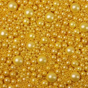 SunShine DIY <b>Sweet</b> Pearl Cake Topper Ball Decorative Sugar Donuts for Christmas Dessert Baking and Candy Sprinkles - Product Image 2