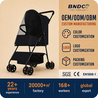 Poussette pour chien légère personnalisée en usine ODM
