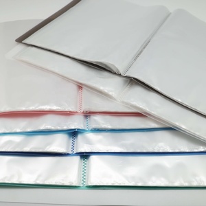 Xách tay <span class=keywords><strong>A4</strong></span> màu trong suốt giữ tập tin 40 túi giấy trình bày thư mục rõ ràng cuốn sách - Product Image 6