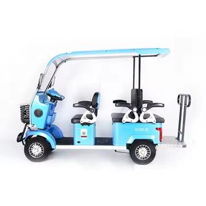 Nouveau modèle de scooter électrique à 4 roues pour personnes âgées, vélo familial électrique 800W, tricycle 4 places - Product Image 1