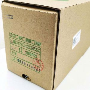 Whole Sale CF1/4W-4.7ohm5% T52 1/4W Resistors Carbon Film Resistors 4.7ohm 5% 1/4W - Product Image 1