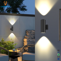 CANMEIJIA Applique Murale Étanche, Support de Surface E27 Noir, Design Moderne, pour Maison/Luminaire Mural LED Extérieur/Applique Murale