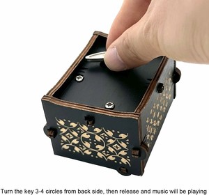 Caja de música de Anime, manivela pequeña, caja de música de Castillo Aullador, caja de música de Castillo móvil con melodía, caja de música, aullidos, Castillo móvil - Product Image 6