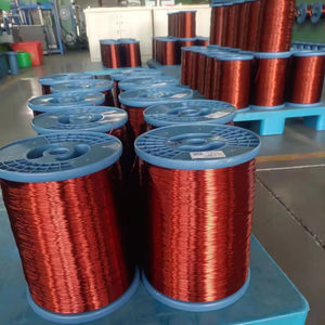 Эмалированная медная проволока, медная катушечная проволока класса 200 Awg, медная магнитная проволока 0,3 мм-6,0 мм для намотки электродвигателя - Product Image 1