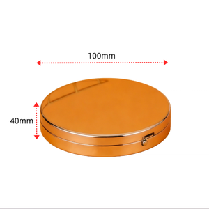 LETARON Custom Logo Small Portable Square Double-Sided Foldable LED <b>Light</b> Mini Cosmetic <b>Mirror</b> with Glass Pocket <b>Mirror</b> - Product Image 6