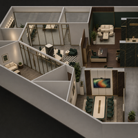 Service de conception de plans d'aménagement de mobilier de bureau pour centre de services de salon d'aéroport et cabinet médical