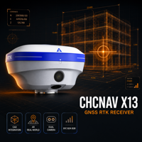 Récepteur GNSS RTK multifréquence haute précision CHCNAV X13 Rover, 1408 canaux, indice de protection IP68, -45~75, 4G/5G/WiFi/Bluetooth