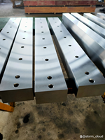 Rails de guidage linéaires pour machines-outils CNC, en acier pour engrenages et matrices, roulements à roulement fluide, longueur 1,0-1,5 m, garantie 1 an