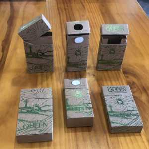 GMP Certified Factory Custom Kraft Paper <strong>Box</strong> Holographic Logo Child Proof Pre <strong>Roll</strong> Cone Packaging Flip <strong>Cover</strong> CR Cigarette <strong>Box</strong> - Product Image 1