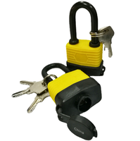 Cadenas laminé étanche avec cylindre en laiton et couvercle en plastique – Serrures de haute qualité
