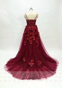 Vestidos sexis de fiesta de talla grande con tirantes finos, Vestidos de Noche, Vestidos de fiesta de graduación con falda extraíble, por encargo, de talla grande, a la moda, para fiesta de graduación - Product Image 4
