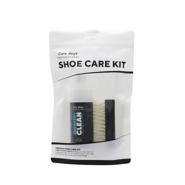 Hot selling Shoe cleaning kit with Athletic Shoe foam cleaner and Brush Sneaker cleaner Soap Portable Shoe Care Kit
