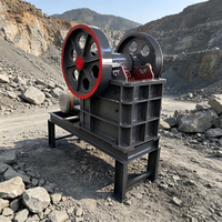 Concasseur fixe portable de petite taille pour le concassage primaire de pierres et de minerais en exploitation minière en ciel ouvert, capacité maximale de 3t/h, longue durée de vie
