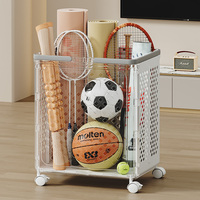 Panier à linge pliable COIZY, organisateur de rangement, panier à linge en plastique durable et pliable avec poignée de transport et roulettes