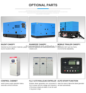 Générateur à capot silencieux et à faible bruit JHK-30GF 30kw 10kw 20kw 30kw 50kw 70kw 80kw 90kw 110kw 120kw 130kw 150kw 160kw 170kw - Product Image 6