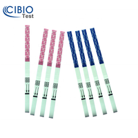Test de grossesse HCG et test d'ovulation LH à domicile, bandelettes de test de grossesse urinaire, bandelette de test d'ovulation LH