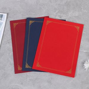 Porte-documents A4 personnalisé avec estampage à chaud, couverture rigide, pour diplômes et certificats - Product Image 2