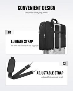 BSCI Factory Custom Logo Eco-Friendly <b>Suitcase</b> Unisex Garment Duffle Tote Weekender Business Travel <b>Trolley</b> Bags for Men - Product Image 6