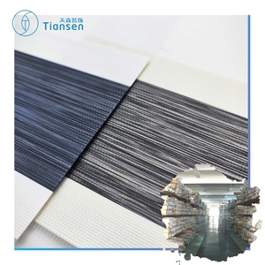 Wholesale Zebra Blinds Coffee Manual Block Out <strong>Roller</strong> Blinds zebra Blinds Fabric Roll Sale in <strong>Stock</strong> - Product Image 1