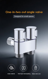<span class=keywords><strong>Robinet</strong></span> Moderne Commercial Petit Format 1/2 <span class=keywords><strong>Double</strong></span> Angle <span class=keywords><strong>Robinet</strong></span> <span class=keywords><strong>d</strong></span>'Arrêt <span class=keywords><strong>Robinet</strong></span> de Salle de Bain avec Installation Facile pour Utilisation Hôtelière - Product Image 2