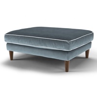 Pouf en bois en tissu de velours moderne, repose-pieds pour salon, canapé, chambre à coucher, hôtel, salle de sport, style chaise de loisirs