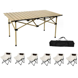Mesa plegable portátil de alta calidad, venta al por mayor barata, mesa enrollable para acampar al aire libre para uso en almacén - Product Image 2