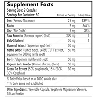 Capsules de vitamines pour cheveux sains et forts OEM, bloqueur de DHT, biotine, palmier nain, complément alimentaire pour cheveux pour les végétaliens
