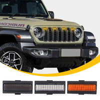 Feux de grille Horse Herder pour JL 2024-2025, feux d'avertissement d'urgence LED tout-terrain blanc ambre en plastique ABS, compatibles 4x4
