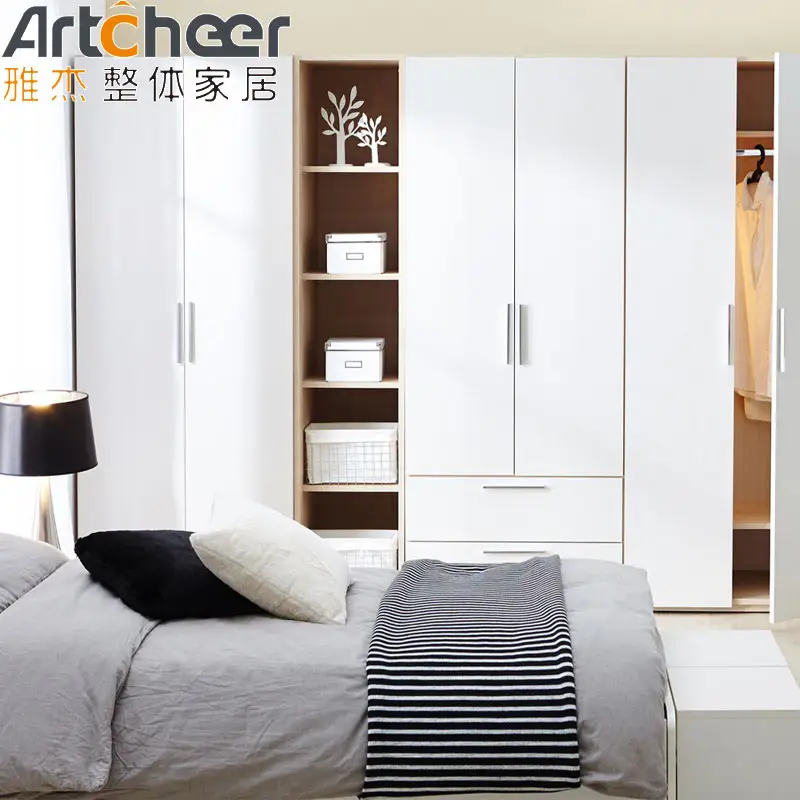 Modern 3 door wardrobe in luxury design for children bedroom