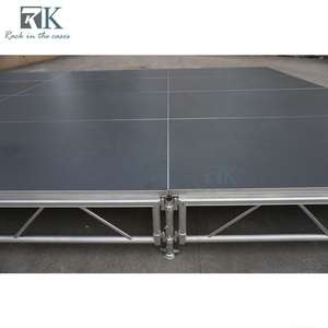 RK 750 Kg/m <b>Aluminum</b> Alloy & Plywood Quick-Lock Portable Stage 48 ft Modular Platform for Event Shows - Product Image 3