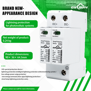 T1 2P 150V 200V 240V 1500V + T2 DC SPD 7kA 40kA อ่อน CE IEC61643 <span class=keywords><strong>31</strong></span> CYD1 GD PV1500 GD สำหรับระบบพลังงานแสงอาทิตย์ PV - Product Image 3