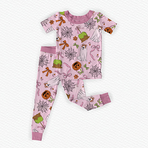Pigiama in Bambù Certificato Oeko-tex per Bambini e Neonati, Pigiama Natalizio in Fibra di Bambù con 95% Viscosa e 5% Spandex - Product Image 4