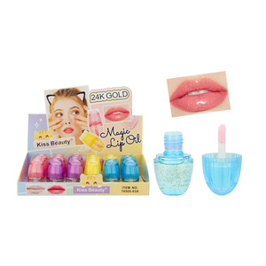 Kiss <span class=keywords><strong>Beauty</strong></span> 6ml Aceite Labial Líquido Mágico que Cambia de Color con Brillo, Venta al por Mayor, Logotipo Personalizado, Marca Privada, Brillo Labial Tintado - Product Image 1