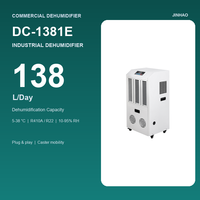 Déshumidificateur Commercial Grande Capacité 138L – Système d'Absorption d'Humidité pour Ateliers, Laboratoires, Serres et Fermes