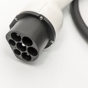 Haute qualité 16A/32A véhicule électrique <span class=keywords><strong>voiture</strong></span> Portable convertisseur en-tête électrique charge Pile pistolet câble - Product Image 1