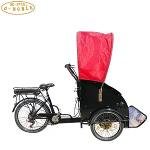 Fabrik direkt bemannte elektrische Dreirad Rikscha Fahrrad Taxi menschliches Dreirad benutzer definierte Fahrräder
