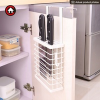 Vente chaude sur le support de rangement de porte d'armoire pour organisateur de cuisine porte-couteau bloc de couteaux